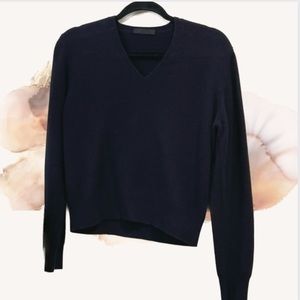 PRADA Cashmere purple pullover sweater